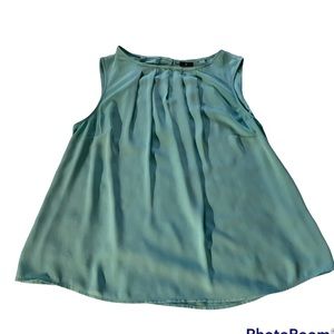 Worthington Woman Teal Blouse 0X Plus Size Top